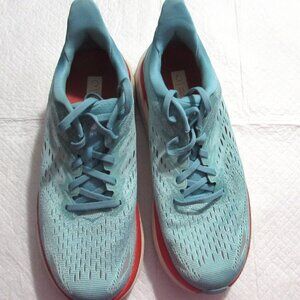 Women's HOKA ONE ONE CLIFTON 8 Blue Running Shoes Soft & Light Size 7.5 B